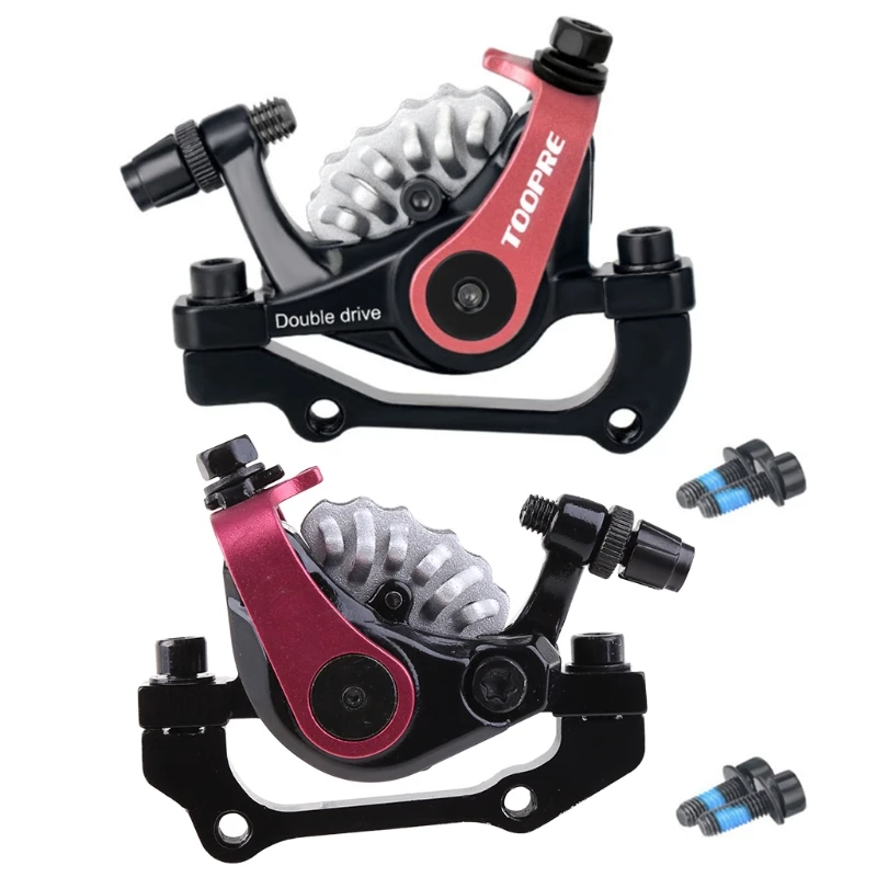 Aluminum Alloy Bicycle Dual Drive Front/Rear Disc Brake Bike Mechanical Caliper 
Aluminum Alloy Bicycle Dual Drive Front/Rear Disc Brake Bike Mechanical Caliper
