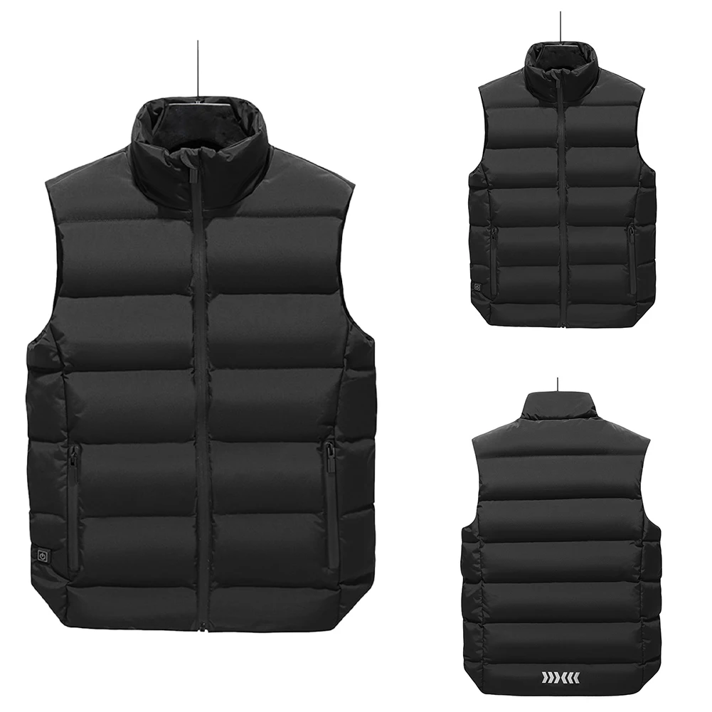 Men Outdoor Sports With Reflective Strip Soft Camping Heated Vest Winter Warm USB Charging Cotton Blend Body Warmer Heating Pad
Men Outdoor Sports With Reflective Strip Soft Camping Heated Vest Winter Warm USB Charging Cotton Blend Body Warmer Heating Pad