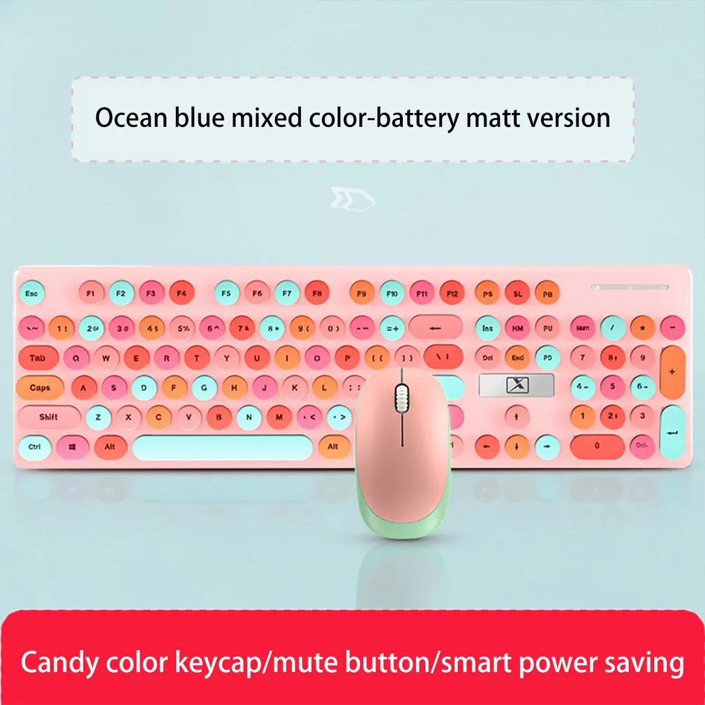 104 Keys 2.4G Wireless Feel Silent Keyboard Mouse kits For Macbook Lenovo Asus Dell HP Computer Keypad Girls
104 Keys 2.4G Wireless Feel Silent Keyboard Mouse kits For Macbook Lenovo Asus Dell HP Computer Keypad Girls