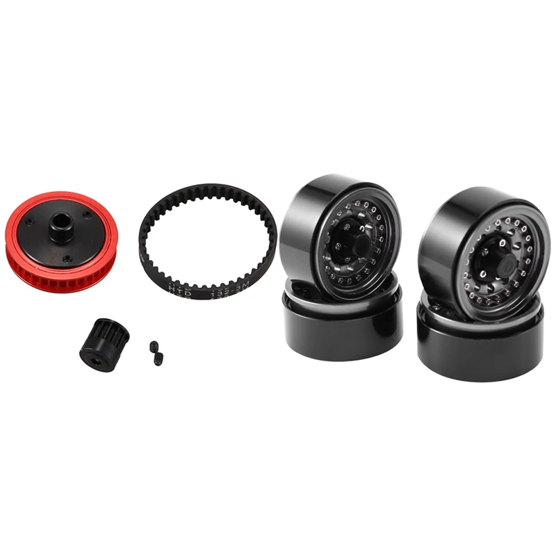 2 Set RC Car Part: 1 Set Belt Drive Transmission Gears System & 1 Set Metal 1.9 Beadlock Wheel Rim Wheel Hub
2 Set RC Car Part: 1 Set Belt Drive Transmission Gears System & 1 Set Metal 1.9 Beadlock Wheel Rim Wheel Hub