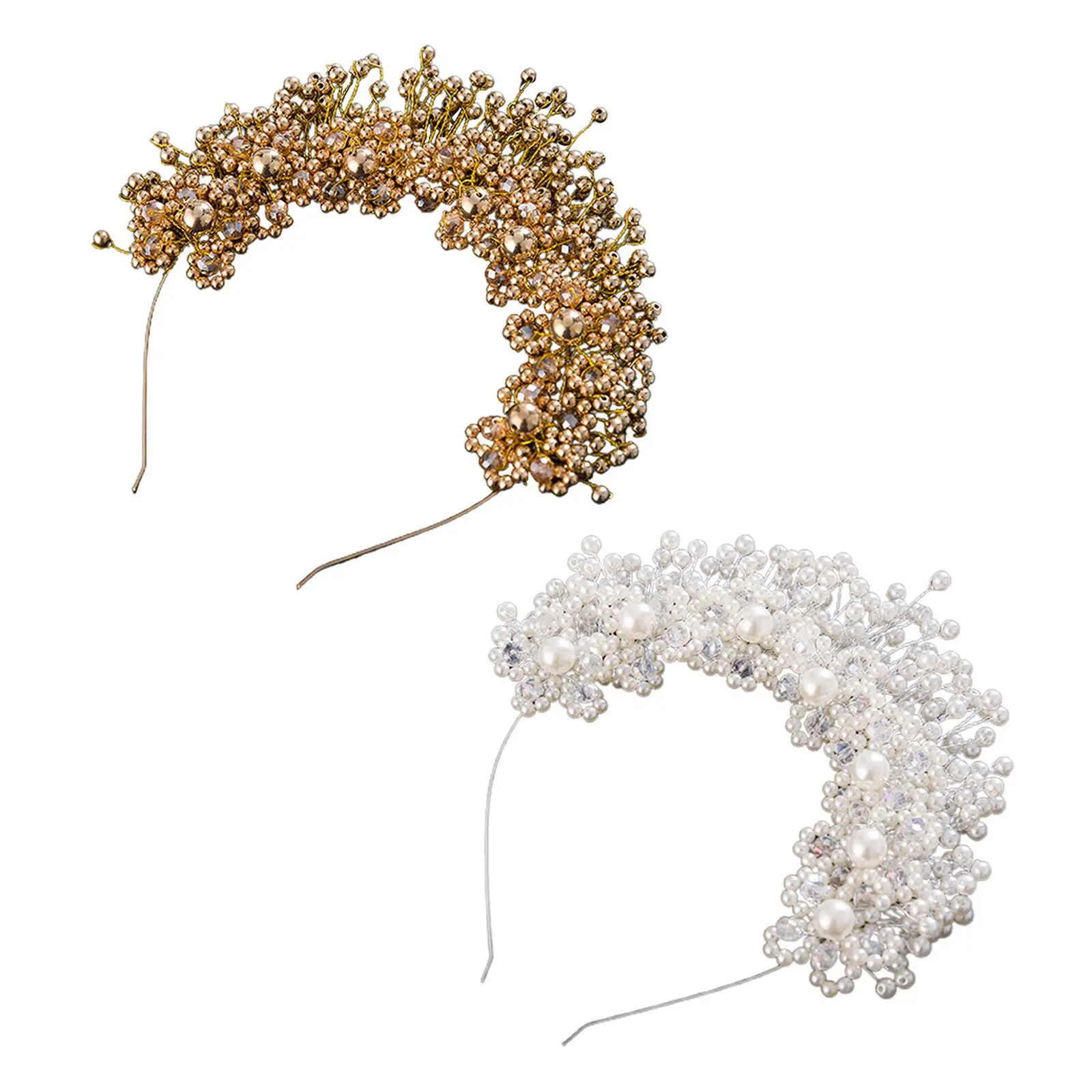 Handmade Pearl Wedding Headbands for Women, Hair Band Bridal Headpiece with Crystals, Hair Jewlery Accessories
Handmade Pearl Wedding Headbands for Women, Hair Band Bridal Headpiece with Crystals, Hair Jewlery Accessories