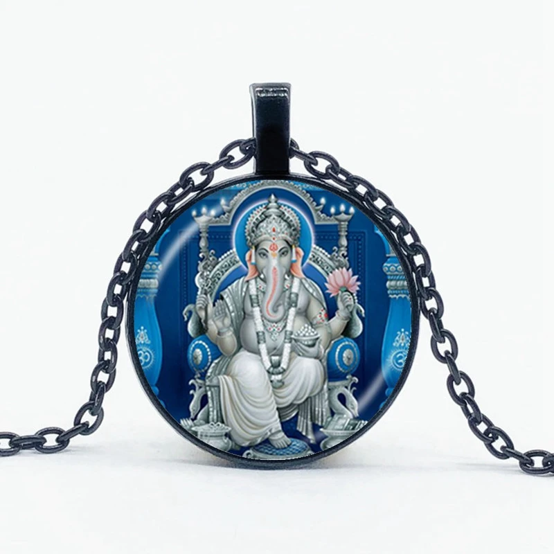 Sacred Garni Ganesha Pendant Necklace India Ganesha, God of Destiny, God of Wealth, Crystal Pendant Necklace Accessories
Sacred Garni Ganesha Pendant Necklace India Ganesha, God of Destiny, God of Wealth, Crystal Pendant Necklace Accessories