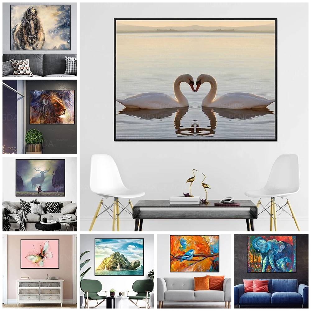 Wall Art Swan Butterfly Owl Poster HD Prints Bautiful Animal Canvas Painting Home Decoration For Living Room Pictures Framework
Wall Art Swan Butterfly Owl Poster HD Prints Bautiful Animal Canvas Painting Home Decoration For Living Room Pictures Framework