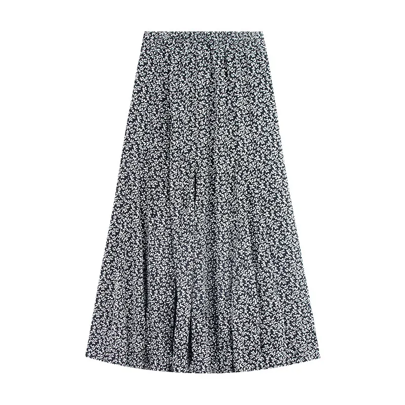 NEW Women Elegant Floral Print Pleated Skirt Elastic High Waist Long Skirt Female Autumn Ladies High Quality Midi Skirt Saia
NEW Women Elegant Floral Print Pleated Skirt Elastic High Waist Long Skirt Female Autumn Ladies High Quality Midi Skirt Saia