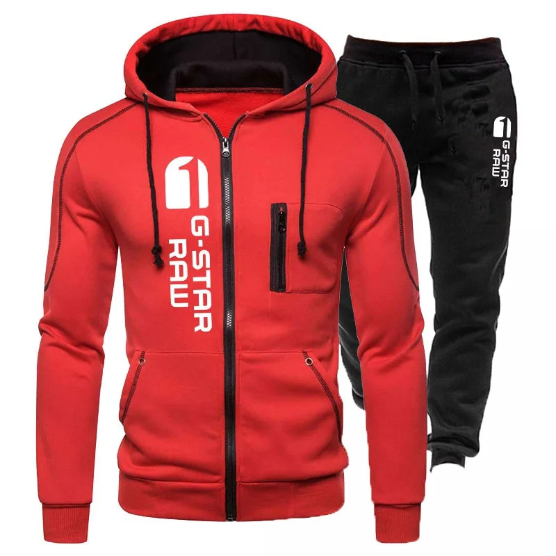 Hot Sale Men's Brand Tracksuit Casual Jogging Suit/set Outdoor Suit Zipper Homme Jacket + Black Sweatpant 2pcs Men Clothing
Hot Sale Men's Brand Tracksuit Casual Jogging Suit/set Outdoor Suit Zipper Homme Jacket + Black Sweatpant 2pcs Men Clothing