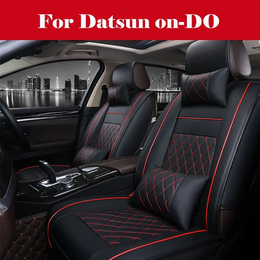 Luxury PU Leather Car Seat Covers Sit Cushion Protect Set Car Accessories 5-Sits car styling For Datsun on-DO
Luxury PU Leather Car Seat Covers Sit Cushion Protect Set Car Accessories 5-Sits car styling For Datsun on-DO