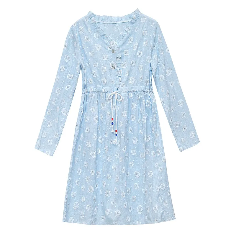 Платья для беременных, весенне-осенняя модная одежда для беременных, милые хлопковые платья с завязками и принтом для беременных
Платья для беременных, весенне-осенняя модная одежда для беременных, милые хлопковые платья с завязками и принтом для беременных