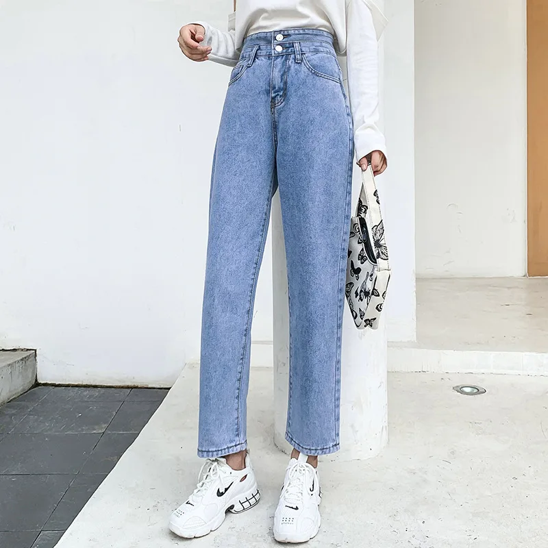 Black jeans women loose Korean of the students 2021 autumn women's new straight straight show thin dad Harlan pants
Black jeans women loose Korean of the students 2021 autumn women's new straight straight show thin dad Harlan pants