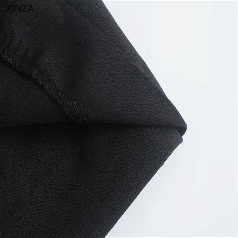2021 Za Women Sexy Cut Out Black Mini Dresses Sleeveless Straps Backless Beach Dress Female Back Zip Ruched Summer Dress
2021 Za Women Sexy Cut Out Black Mini Dresses Sleeveless Straps Backless Beach Dress Female Back Zip Ruched Summer Dress