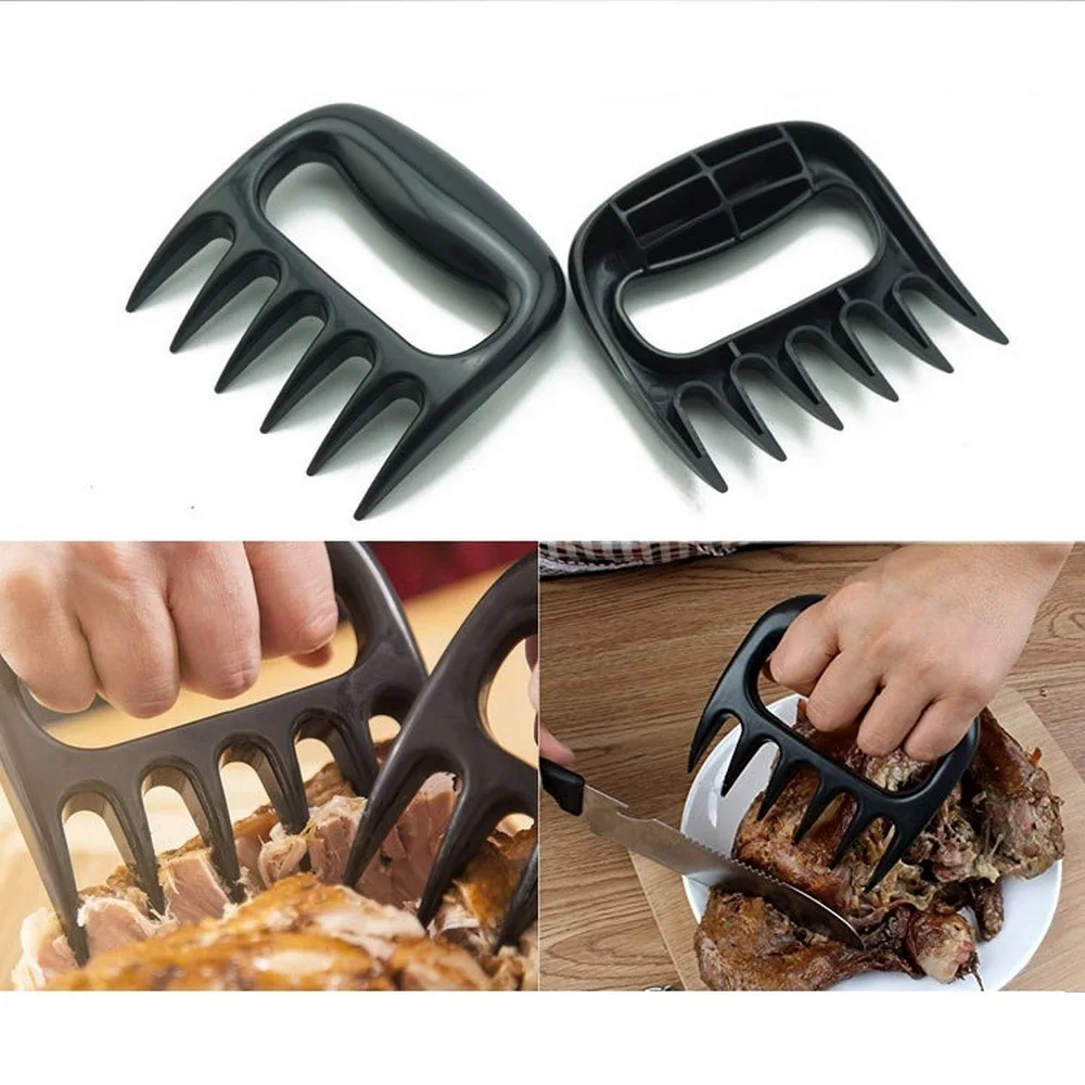 2pcs/set Bear Claws BBQ Fork Manual Pull Meat Shred Pork Forks Portable Roasting Fork Clamp Food Grade BBQ Fork Kitchen Tool
2pcs/set Bear Claws BBQ Fork Manual Pull Meat Shred Pork Forks Portable Roasting Fork Clamp Food Grade BBQ Fork Kitchen Tool