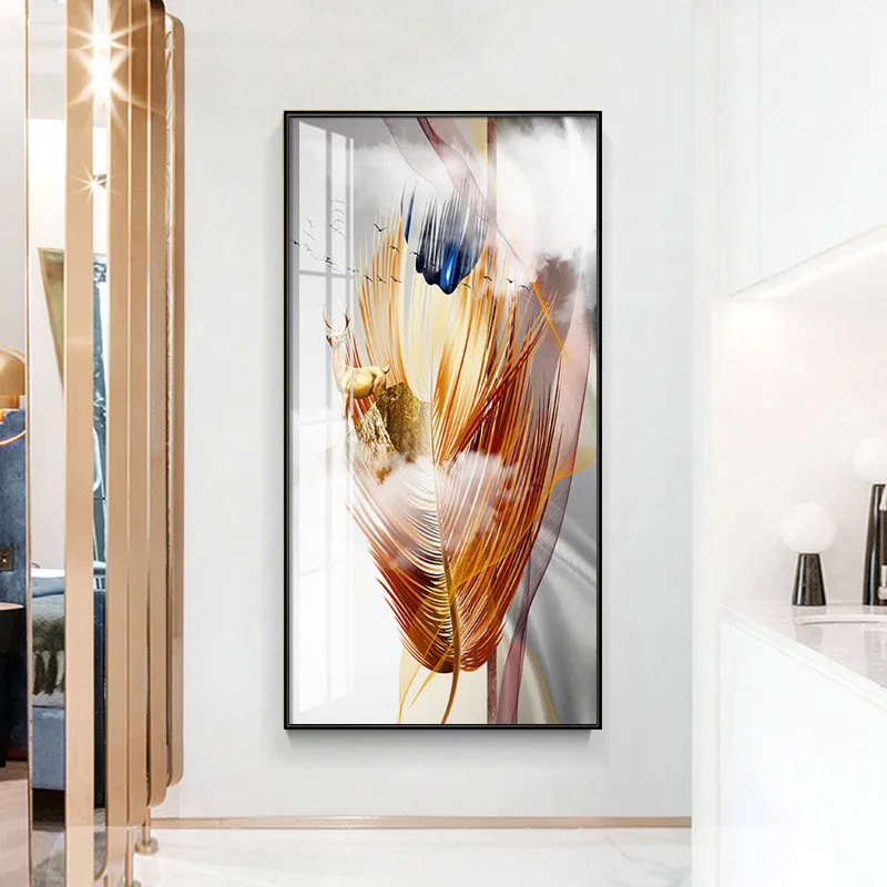 Nordic Abstract Colorful Feathers Golden Yellow Deer Posters Canvas Painting Wall Pictures for Living Room Cuadros Home Decor
Nordic Abstract Colorful Feathers Golden Yellow Deer Posters Canvas Painting Wall Pictures for Living Room Cuadros Home Decor