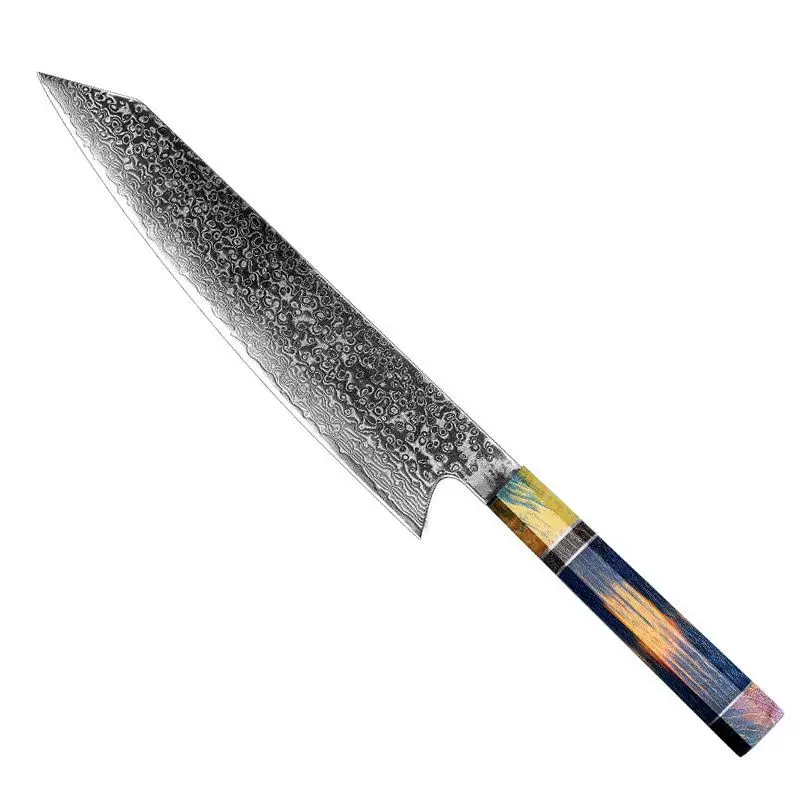 Cuchillo de sushi Damascus steel VG10 para cocina, cuchillo de carnicero para cortar verduras Cuchillo cocina sashimi knives 
Cuchillo de sushi Damascus steel VG10 para cocina, cuchillo de carnicero para cortar verduras Cuchillo cocina sashimi knives