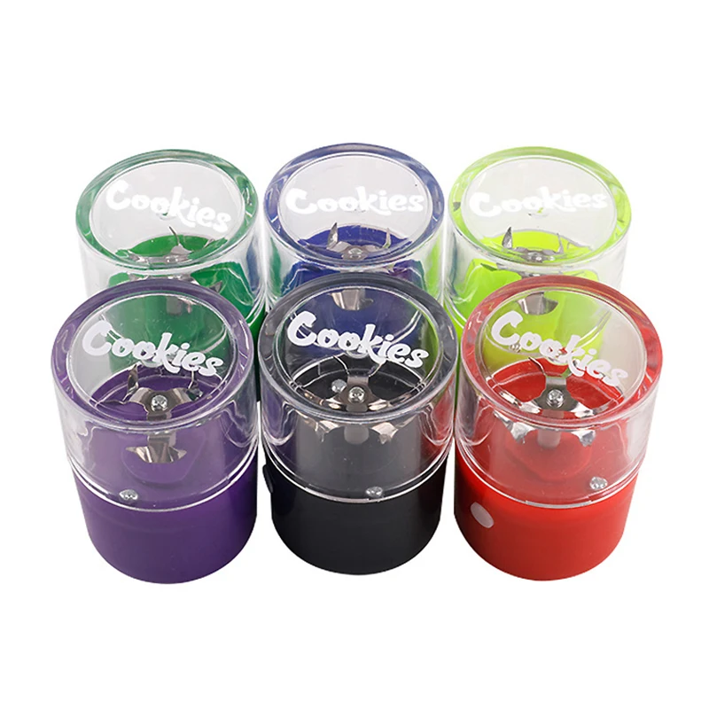 1pc Protable Cookies Electric Herb Grinder Tobacco Shredder Auto Grinding Machine Weed Herbal Crusher Smoking Accessories
1pc Protable Cookies Electric Herb Grinder Tobacco Shredder Auto Grinding Machine Weed Herbal Crusher Smoking Accessories