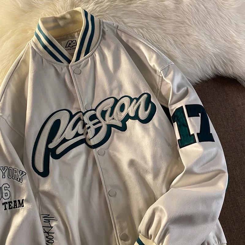 2021 New Autumn Embroid Thin Oversize Loose Women‘s Boyfriend Style Baseball Jacket Men‘s Bomber Varsity Unisex Couple
2021 New Autumn Embroid Thin Oversize Loose Women‘s Boyfriend Style Baseball Jacket Men‘s Bomber Varsity Unisex Couple