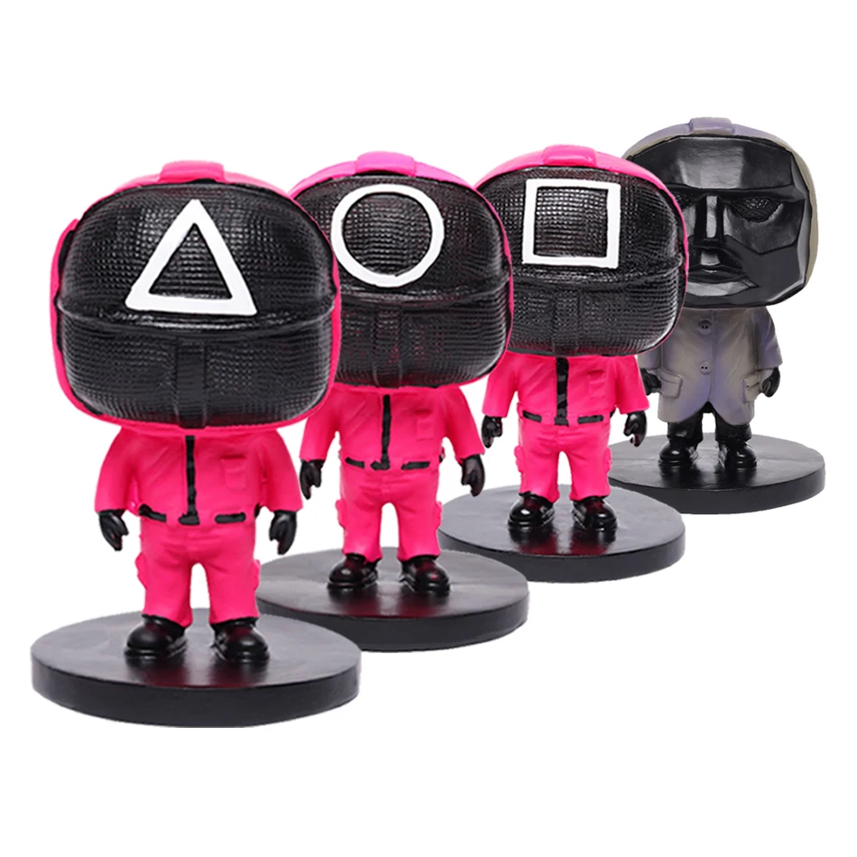 Korea Squid Game Round Six Movie Figure New Masked Man Resin Doll Hand-made Vinyl Doll Collection Decoration Model Hot Sale 12cm
Korea Squid Game Round Six Movie Figure New Masked Man Resin Doll Hand-made Vinyl Doll Collection Decoration Model Hot Sale 12cm