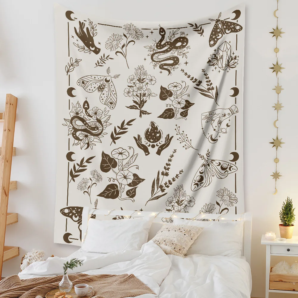 Nordic Psychedelic Butterfly Tapestry Wall Hanging Bohemian Hippie Witchcraft Tarot Science Fiction Room Home Decor
Nordic Psychedelic Butterfly Tapestry Wall Hanging Bohemian Hippie Witchcraft Tarot Science Fiction Room Home Decor