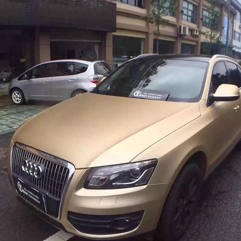 TSAUTOP ROHs Certificate Ice Film Champagne Color Silver Metallic Vinyl Fabric 
TSAUTOP ROHs Certificate Ice Film Champagne Color Silver Metallic Vinyl Fabric