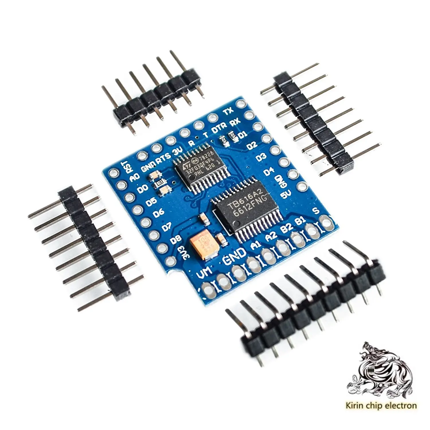 Модуль драйвера двигателя WEMOS D1 Mini I2C, 5 шт./лот, двойной драйвер двигателя TB6612FNG v1.0.0
Модуль драйвера двигателя WEMOS D1 Mini I2C, 5 шт./лот, двойной драйвер двигателя TB6612FNG v1.0.0