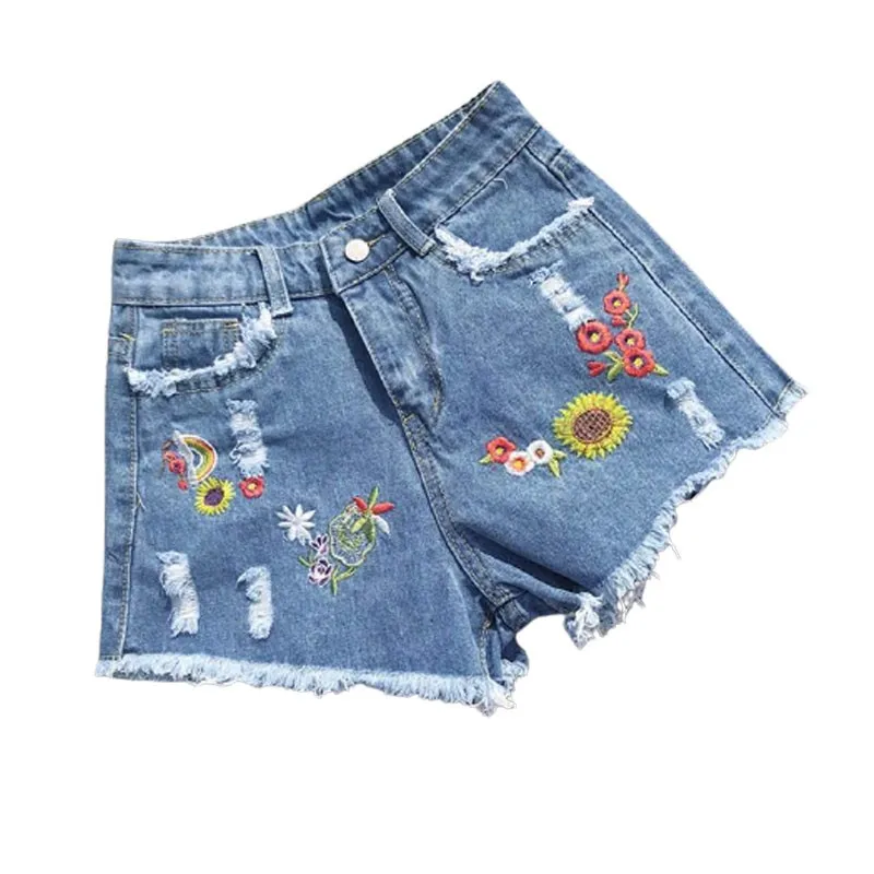 Smlinan Summer Plus Size 5xl Denim Shorts Women Clothes Korean Style Fashion High Waisted Embroidery Vintage Jeans Short Female 
Smlinan Summer Plus Size 5xl Denim Shorts Women Clothes Korean Style Fashion High Waisted Embroidery Vintage Jeans Short Female