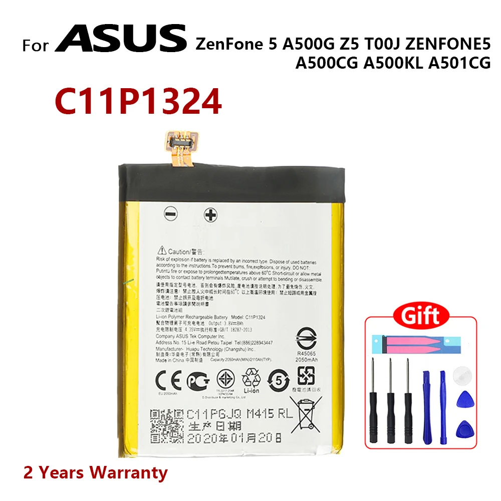 100% подлинный C11P1324 Аккумулятор для ASUS ZenFone 5 A500G Z5 T00J ZENFONE5 A500CG A500KL A501CG 2050 мАч батареи с подарками инструменты
100% подлинный C11P1324 Аккумулятор для ASUS ZenFone 5 A500G Z5 T00J ZENFONE5 A500CG A500KL A501CG 2050 мАч батареи с подарками инструменты