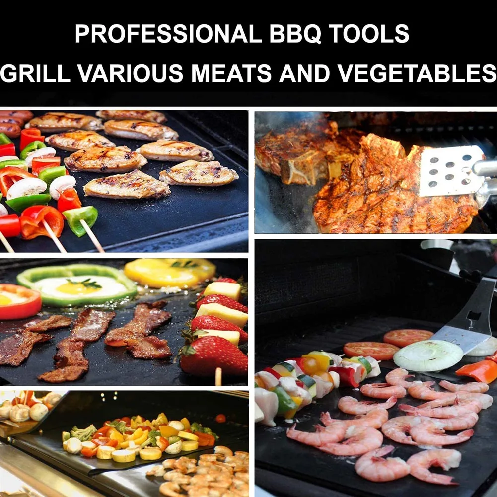 Non-stick Bbq Grill Mat 40*33cm Baking Mat Bbq Tools Cooking Grilling Sheet Heat Resistance Easily Cleaned Kitchen Tools
Non-stick Bbq Grill Mat 40*33cm Baking Mat Bbq Tools Cooking Grilling Sheet Heat Resistance Easily Cleaned Kitchen Tools