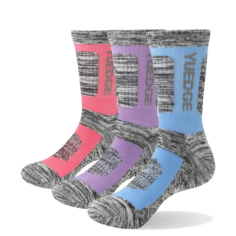 YUEDGE Women's Cushion Cotton Casual Crew Socks Comfort Breathable Thick Warm Thermal Winter Socks(3 Pairs/Pack)
YUEDGE Women's Cushion Cotton Casual Crew Socks Comfort Breathable Thick Warm Thermal Winter Socks(3 Pairs/Pack)
