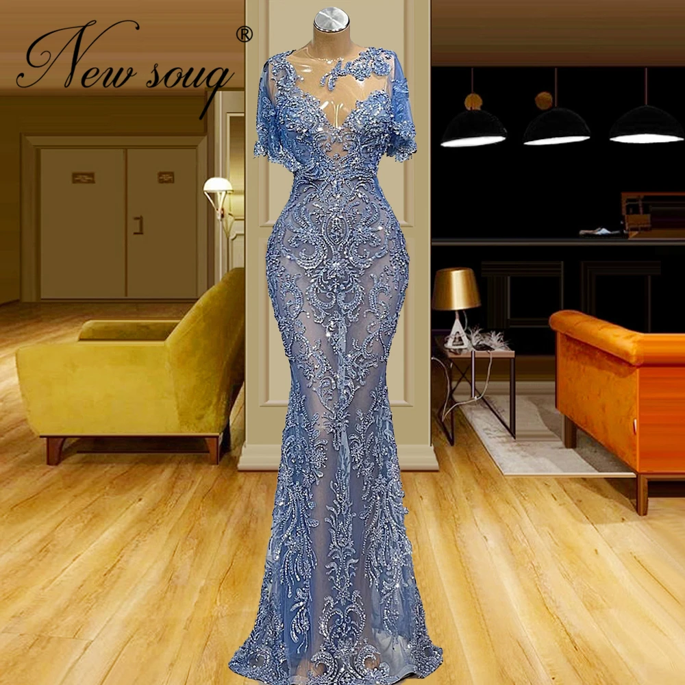 Turkish Couture 2022 Evening Dresses Robes De Soiree Blue Beaded Mermaid Prom Dress For Women Dubai Arabic Long Party Gowns
Turkish Couture 2022 Evening Dresses Robes De Soiree Blue Beaded Mermaid Prom Dress For Women Dubai Arabic Long Party Gowns
