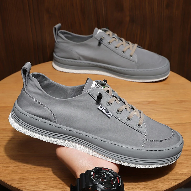 Men's Skateboard Shoes Summer Fashion Woven Fabric Breathable Sneakers British Trend Outdoor Sport All-Match Casual Shoes
Men's Skateboard Shoes Summer Fashion Woven Fabric Breathable Sneakers British Trend Outdoor Sport All-Match Casual Shoes