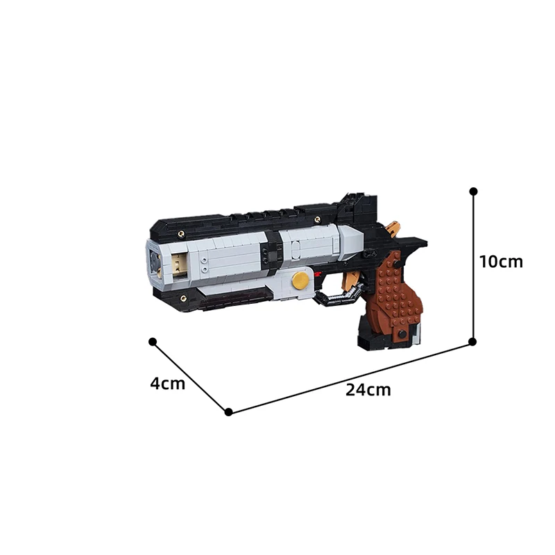 MOC-39617 Revolver Model Building Blocks Simulation Toy Gun Model Military Weapon Bricks Cool Shooting Game Education Toys Boys
MOC-39617 Revolver Model Building Blocks Simulation Toy Gun Model Military Weapon Bricks Cool Shooting Game Education Toys Boys