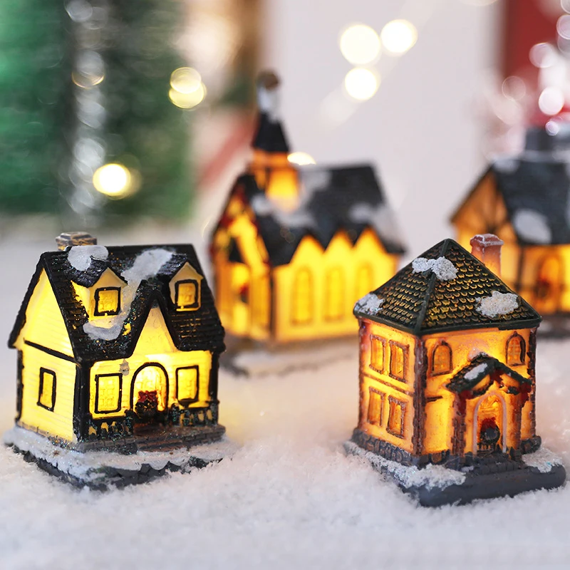 Cabin Decoration Accessories Christmas Decorations for Home Resin Luminous Scene Hut Decoration for Xmas Home Table Decorations
Cabin Decoration Accessories Christmas Decorations for Home Resin Luminous Scene Hut Decoration for Xmas Home Table Decorations
