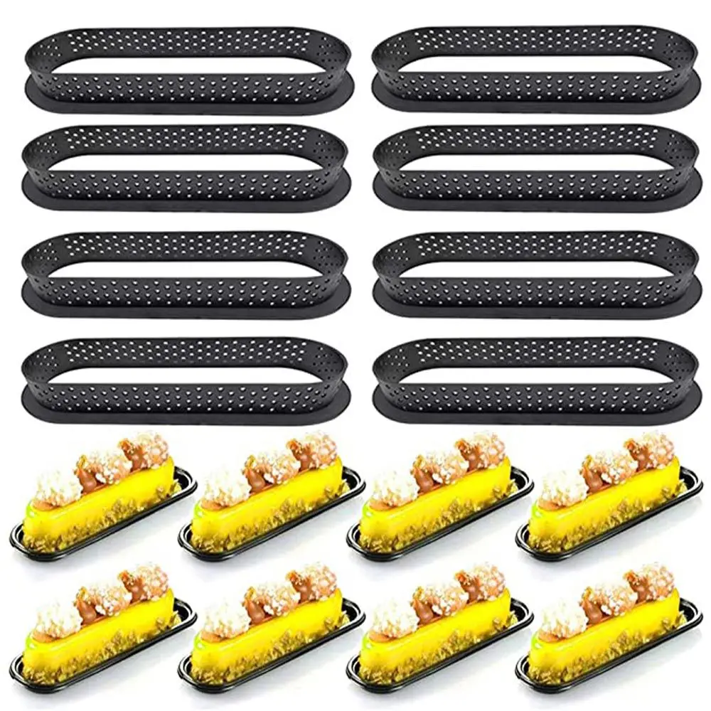 8pcs Oval-shape Cake Mold Cake Circle Ring Mold Mousse Circle Ring Tart Decorating Baking Tool Kitchen Decorations WF
8pcs Oval-shape Cake Mold Cake Circle Ring Mold Mousse Circle Ring Tart Decorating Baking Tool Kitchen Decorations WF