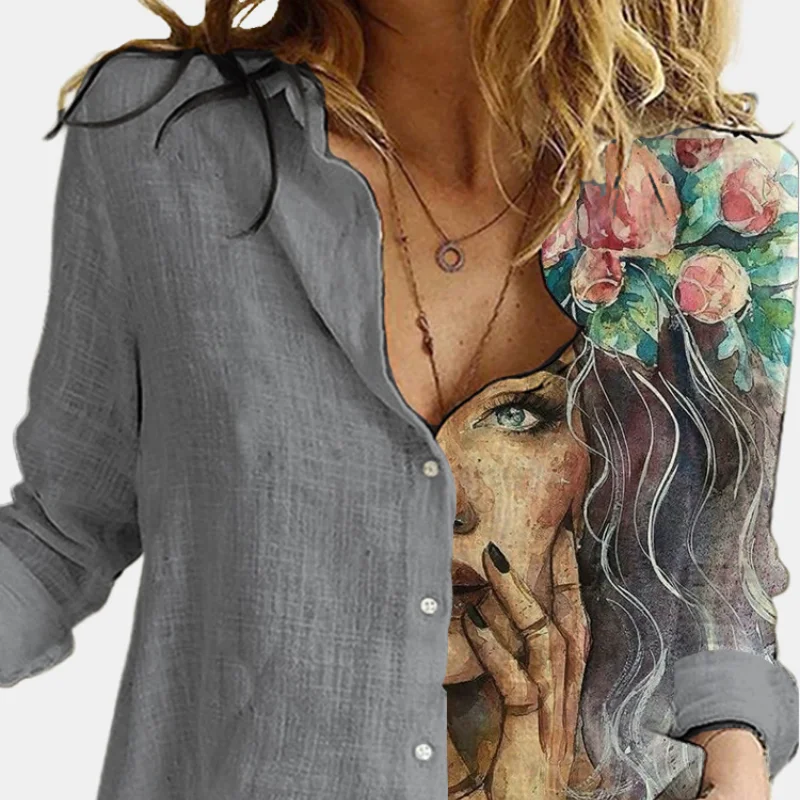 Turn Down Collar Long Sleeve Blouse Women Shirts Elegant Print Autumn Casual Office Button Shirt Tops Women Shirt
Turn Down Collar Long Sleeve Blouse Women Shirts Elegant Print Autumn Casual Office Button Shirt Tops Women Shirt