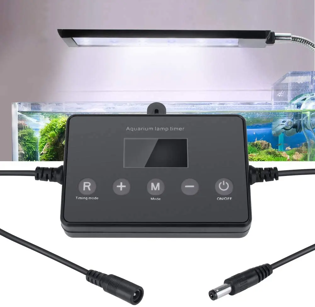 Aquarium Light Timer LED Timer for Aquarium Light LED Digital Dimmer Controller with 5.5mm Power Connector 12-24V Fish Tank 
Aquarium Light Timer LED Timer for Aquarium Light LED Digital Dimmer Controller with 5.5mm Power Connector 12-24V Fish Tank