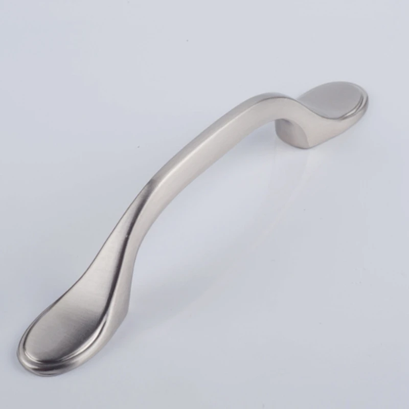 25 Pcs Satin Nickel Cabinet Hardware Footed Handle Pull - 3inch Inch (76mm) Hole Centers
25 Pcs Satin Nickel Cabinet Hardware Footed Handle Pull - 3inch Inch (76mm) Hole Centers