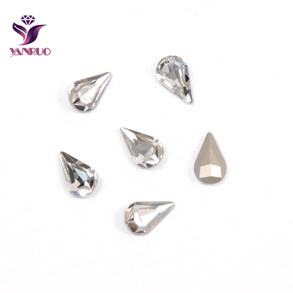 YANRUO 4300 Pear Drop Rhinestones for Crafts Ornaments Claw Base Sew on Clothes All for Needlework
YANRUO 4300 Pear Drop Rhinestones for Crafts Ornaments Claw Base Sew on Clothes All for Needlework