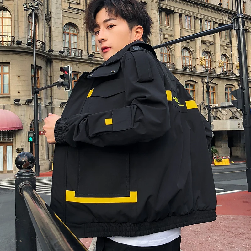 Nice New Autumn Men Jacket Coat Patchwork Hip Hop Casual Jacket Men Slim Fit Student Windbreaker Coat Streetwear 3XL
Nice New Autumn Men Jacket Coat Patchwork Hip Hop Casual Jacket Men Slim Fit Student Windbreaker Coat Streetwear 3XL