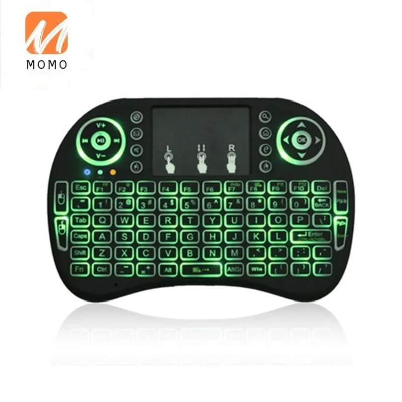 7 colors I8 backlit wireless mini keyboard 2.4Ghz English Russian smart remote control for TV box I8 keyboard Full Stock
7 colors I8 backlit wireless mini keyboard 2.4Ghz English Russian smart remote control for TV box I8 keyboard Full Stock