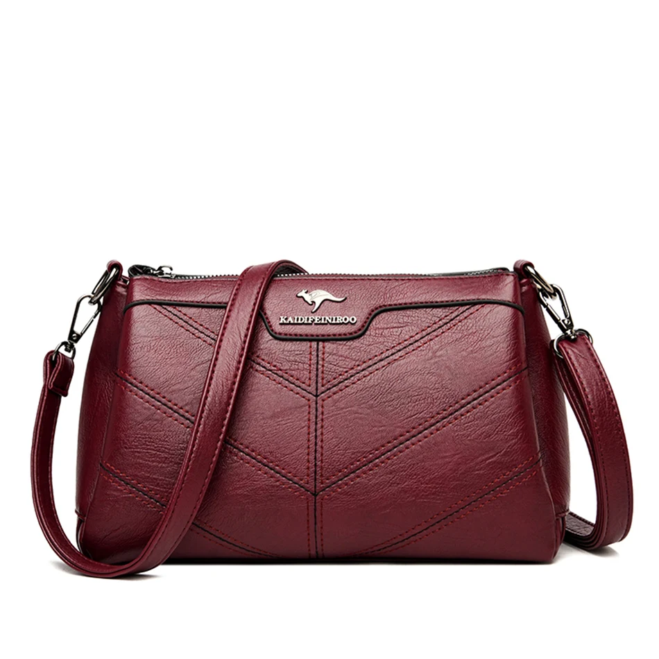 Multi Layers Crossbody Bags for Women Fashion Embroidery Thread Ladies Shouder Messenger Bags High Quality Leather Handbags
Multi Layers Crossbody Bags for Women Fashion Embroidery Thread Ladies Shouder Messenger Bags High Quality Leather Handbags