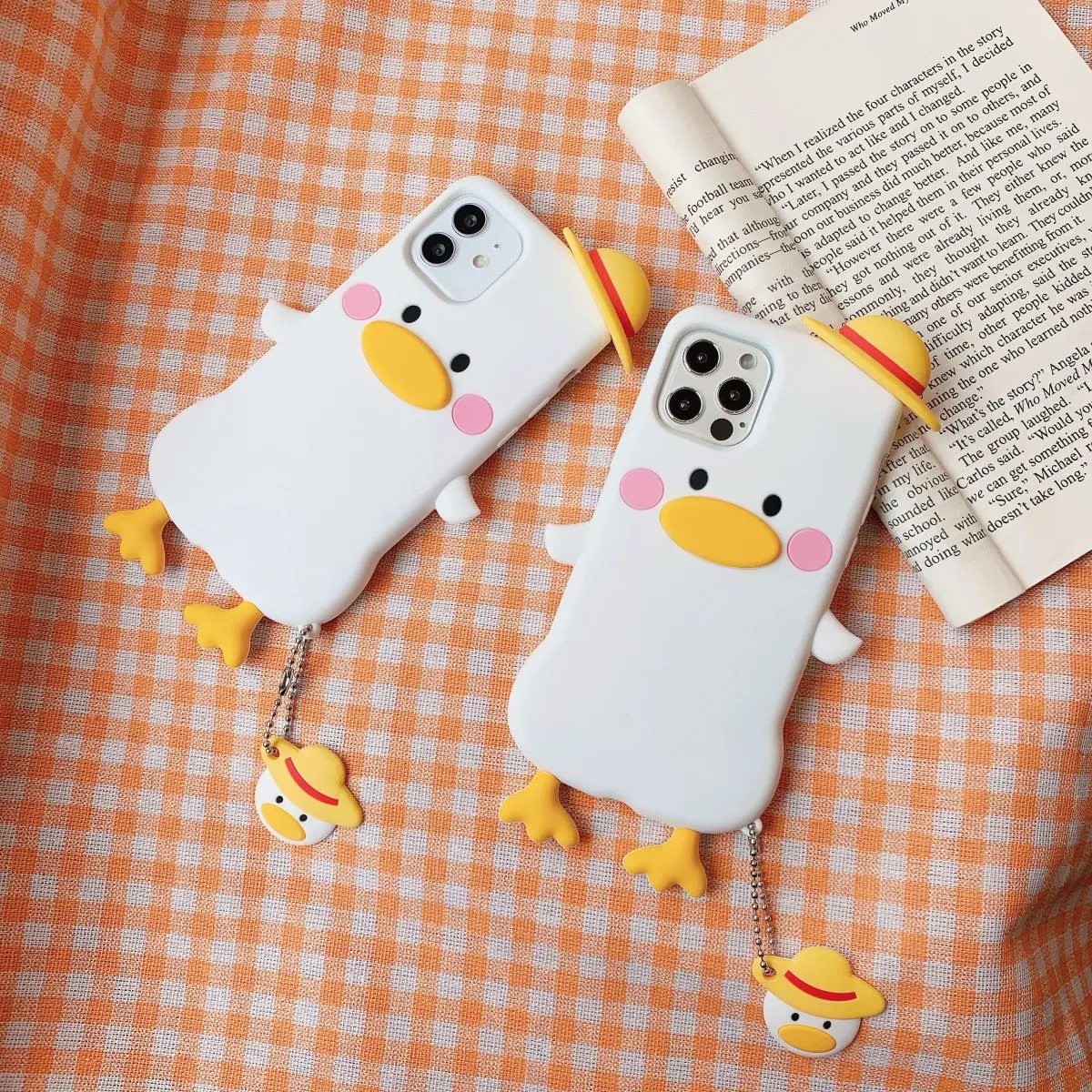 Straw hat duck mobile phone case for iPhone7 8 X XS XR 11 12 and other series
Straw hat duck mobile phone case for iPhone7 8 X XS XR 11 12 and other series