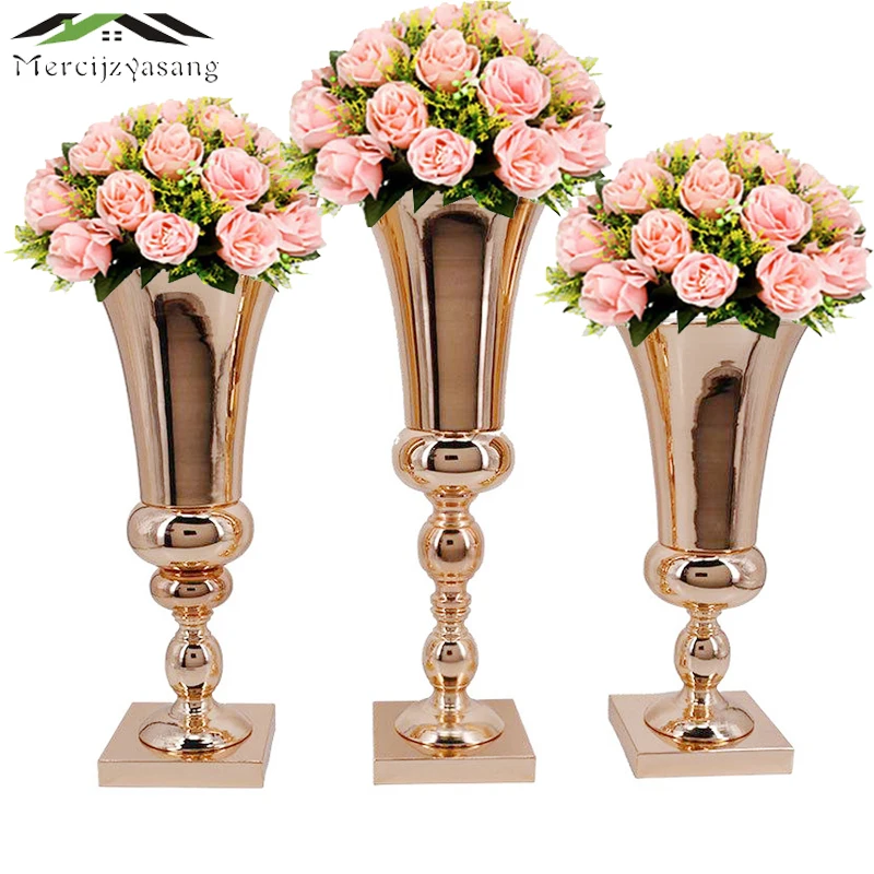 Flowers Vases Table Centerpiece Vase Metal Gold Tabletop Road Lead Type Flower Holder for Home/Wedding Decoration Best Gift
Flowers Vases Table Centerpiece Vase Metal Gold Tabletop Road Lead Type Flower Holder for Home/Wedding Decoration Best Gift