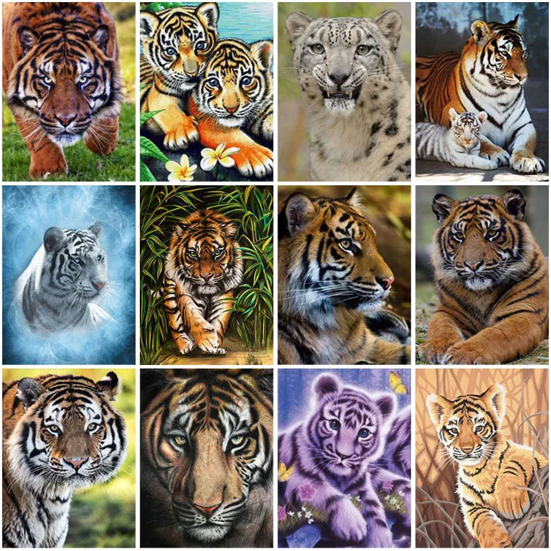 DIY Tiger 5D Diamond Painting Full Square Drill Mosiac Animal Diamonds Embroidery Cross Stitch Kits Resin Wall Art Home Decor
DIY Tiger 5D Diamond Painting Full Square Drill Mosiac Animal Diamonds Embroidery Cross Stitch Kits Resin Wall Art Home Decor