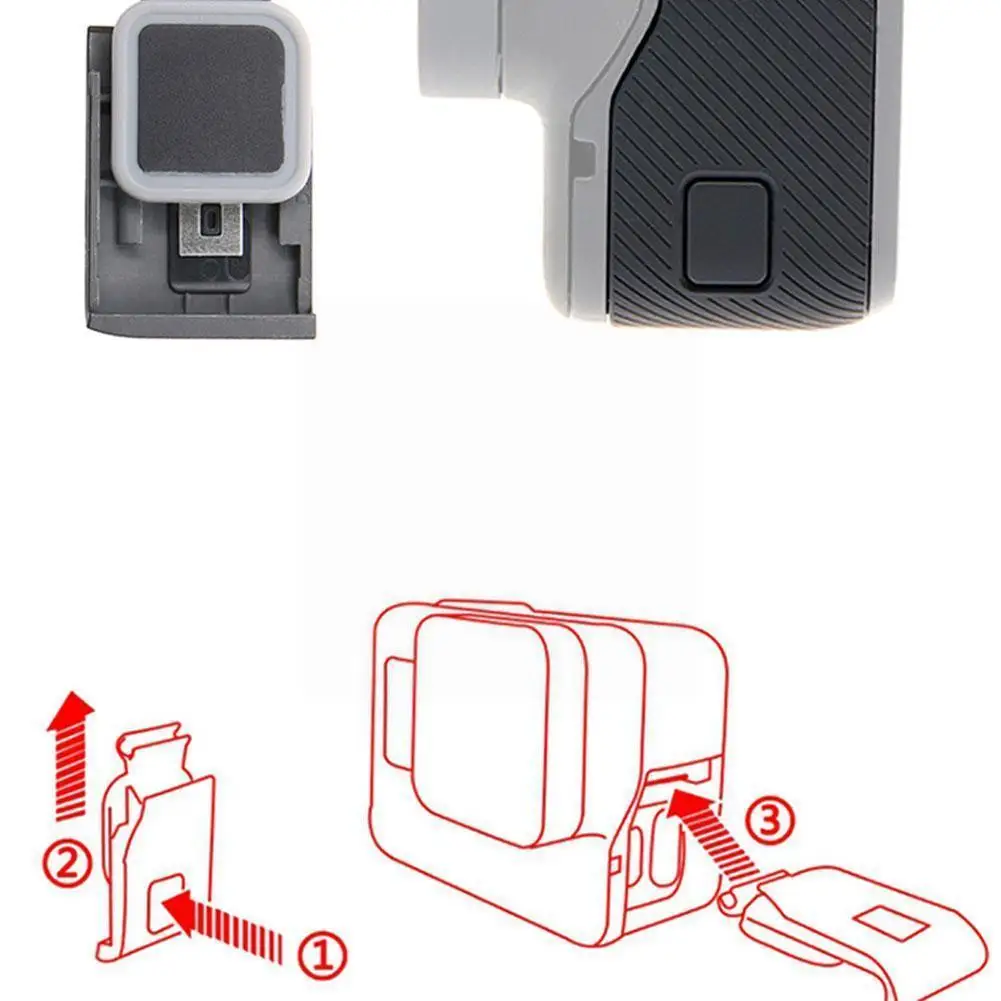 Replacement Side Door USB-C Mini Port Side Cover Repair Part Fit for GoPro HERO5 HERO6 Hero 5 6 For Go Pro Accessories X5U9
Replacement Side Door USB-C Mini Port Side Cover Repair Part Fit for GoPro HERO5 HERO6 Hero 5 6 For Go Pro Accessories X5U9