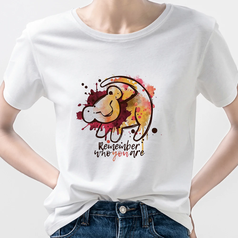 Футболка Hakuna Matata Disney Симба Король Лев Женская семейная рубашка помните кто вы