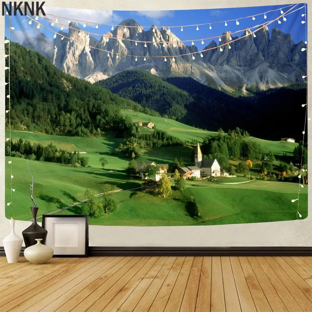 NKNK Natural Tapestry Mountains Tapestries Forest Wall Tapestry Houses 3D Print Landscape Wall Rugs Wall Hanging Mandala Pattern
NKNK Natural Tapestry Mountains Tapestries Forest Wall Tapestry Houses 3D Print Landscape Wall Rugs Wall Hanging Mandala Pattern