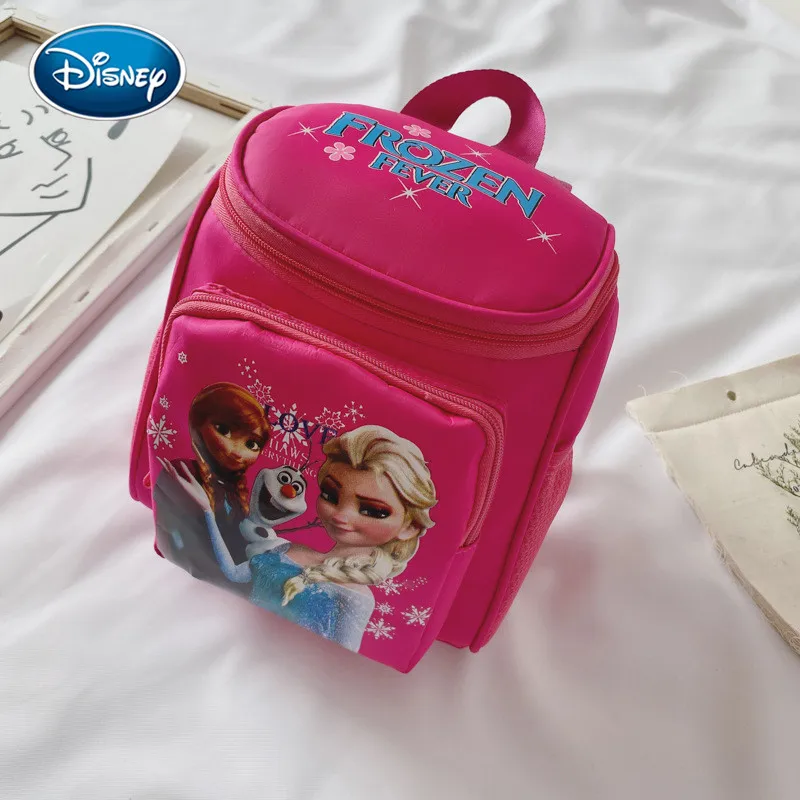 Disney Children Frozen Elsa Car Spiderman Print Backpack Cartoon Nylon Kindergarten Baby School Bag | Мать и ребенок