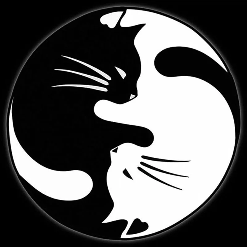 Fashion Car Sticker Yin and Yang Cat Decals Waterproof Window Anti-UV Car Accessories PVC 15cm X 15cm
Fashion Car Sticker Yin and Yang Cat Decals Waterproof Window Anti-UV Car Accessories PVC 15cm X 15cm