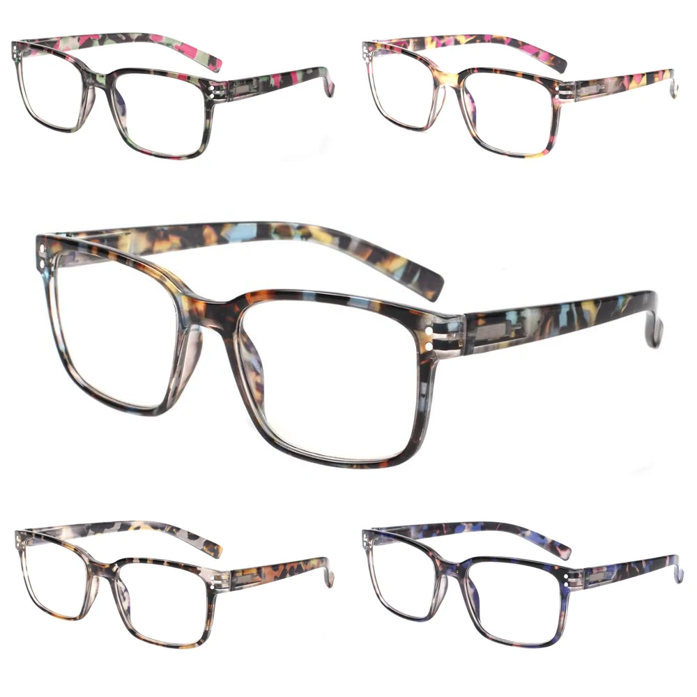 Boncamor Simple Printing Rectangular Reading Glasses Spring Hinge Men and Women HD Reader Eyeglasses Diopter +1.0+2.0+5.0+6.0
Boncamor Simple Printing Rectangular Reading Glasses Spring Hinge Men and Women HD Reader Eyeglasses Diopter +1.0+2.0+5.0+6.0