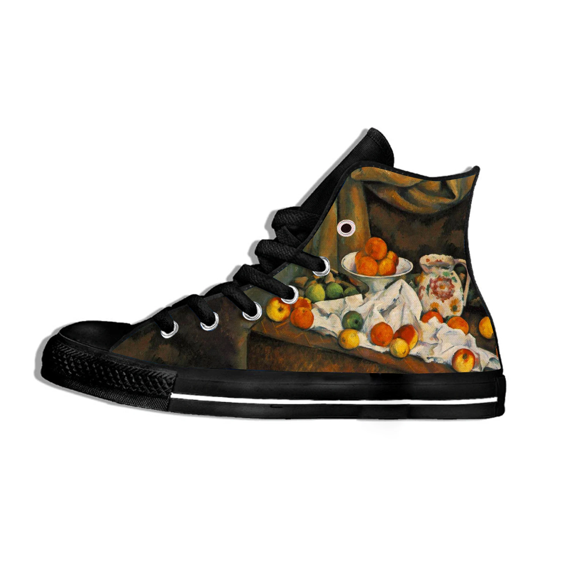 Custom Logo Image Printing Sneakers Shoes Hot Sales Famous Painter Cezanne Comfortable Walking Canvas Zapatos De Mujer Outdoor | Спорт и