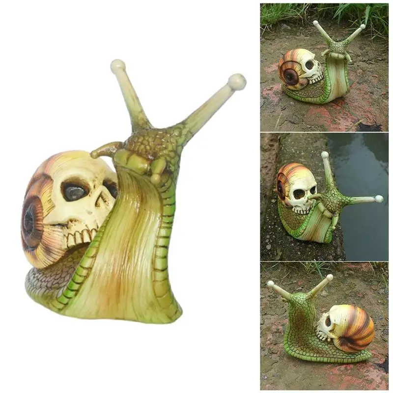 Horror Snail Skeleton Sculpture Garden Snail Statue Resin Ornament For Home Decoration Landscaping Mini Home Garden Ornaments
Horror Snail Skeleton Sculpture Garden Snail Statue Resin Ornament For Home Decoration Landscaping Mini Home Garden Ornaments