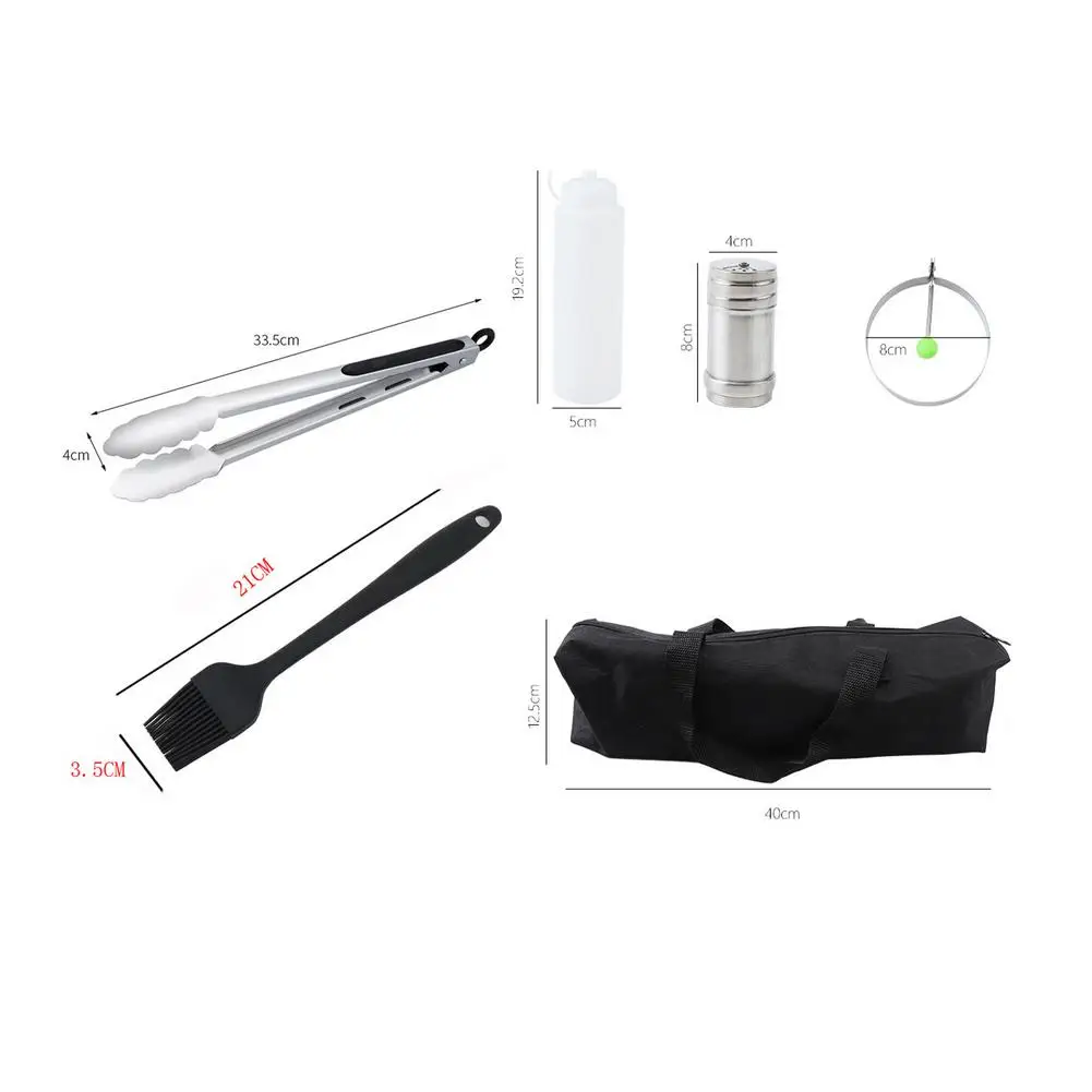 13pcs Stainless Steel Barbecue Tools Set Portable Cooking Spatula Set Suitable For Outdoor Barbecue Teppanyaki And Camping
13pcs Stainless Steel Barbecue Tools Set Portable Cooking Spatula Set Suitable For Outdoor Barbecue Teppanyaki And Camping
